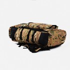 Рюкзак туристический, 100 л, отдел на молнии, 3 наружных кармана, цвет хаки - фото 8311449
