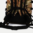 Рюкзак туристический, 100 л, отдел на молнии, 3 наружных кармана, цвет хаки - Фото 9