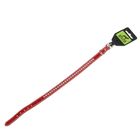 Ошейник кожаный двойной, со стразами, 24-28 х 1,2 см микс цветов - Фото 3