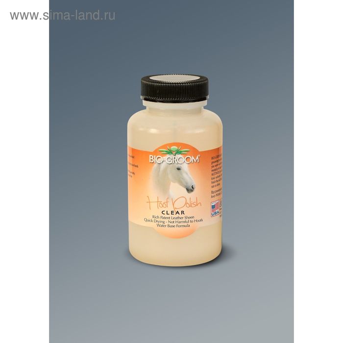 Полироль для копыт Bio-Groom  Hoof Polish - Clear, 192 мл - Фото 1