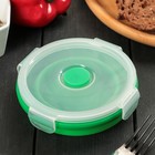 Контейнер складной, 350 мл, 12,5×6,5 см, с крышкой, цвет МИКС - Фото 4