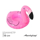 Игрушка надувная-подставка «Фламинго», 18 см - Фото 1