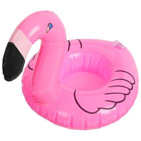 Игрушка надувная-подставка Фламинго, 18 см
