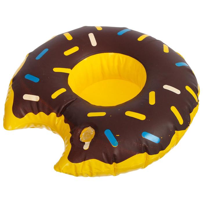 Игрушка надувная-подставка «Пончик», 20 см, цвет МИКС - фото 1911234944