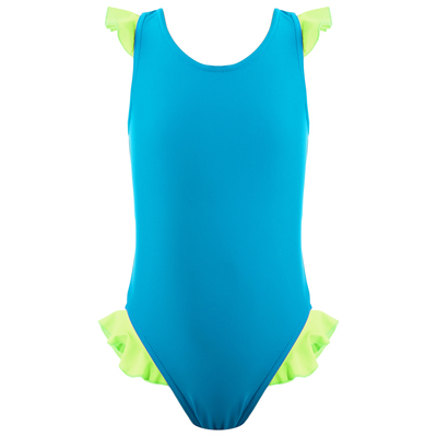 Купальник слитный с рюшами, размер 26, цвет МИКС