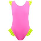 Купальник слитный с рюшами, размер 34, цвет МИКС - Фото 1