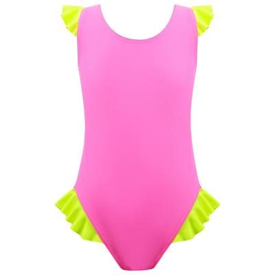 Купальник слитный с рюшами, размер 34, цвет МИКС