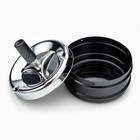 Пепельница для дома бездымная «Делия», для сигарет и стиков, 10.5×10.5×9 см - Фото 2