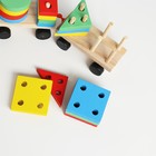 Конструктор «Паровоз», 4 фигуры - Фото 2