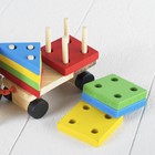 Конструктор «Паровоз», 4 фигуры - Фото 4