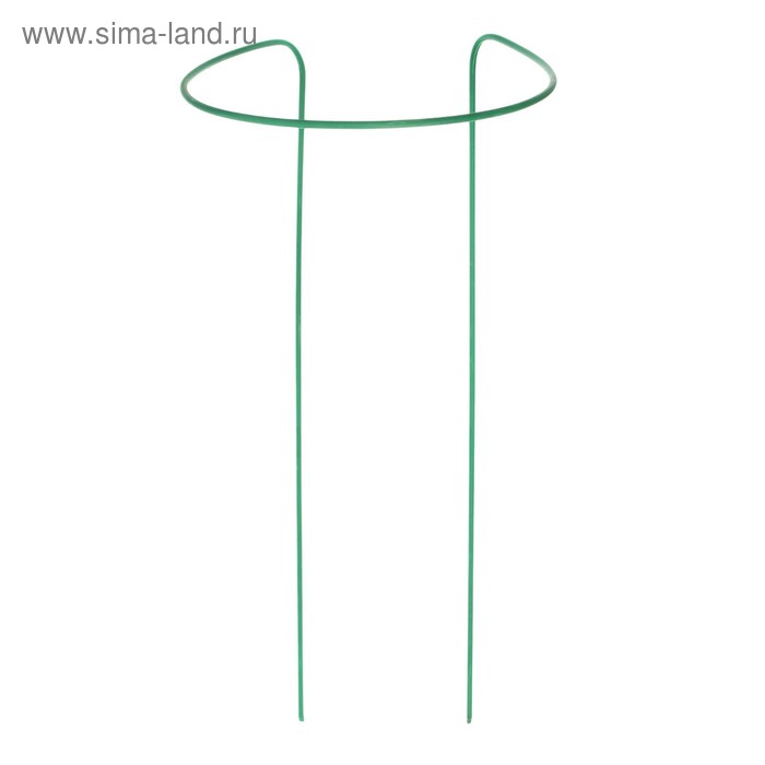 Кустодержатель, d = 35 см, h = 60 см, ножка d = 1 см, металл, набор 6 шт., зелёный - Фото 1