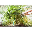 Кустодержатель, d = 35 см, h = 60 см, ножка d = 1 см, металл, набор 6 шт., зелёный - Фото 3