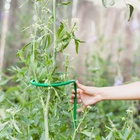 Кустодержатель для цветов, d=20 (±5) см, h=120 см, ножка d=1 см, металл, зелёный - Фото 3