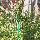 Кустодержатель для цветов, d=20 (±5) см, h=120 см, ножка d=1 см, металл, зелёный - Фото 7