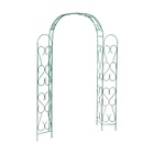 Арка садовая, 230×125×36.5 см, для вьющихся растений, металлическая, зелёная - Фото 7