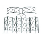 Арка садовая, 230×125×36.5 см, для вьющихся растений, металлическая, зелёная - Фото 8