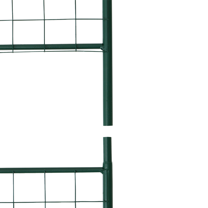 Шпалера, 190 × 50 × 1.6 см, металл, зелёная, «Сетка разборная» - фото 1906844940