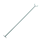 Опора для ветвей, h = 160-280 см, ножка d = 1,6 см, металл, зелёная - фото 8529533