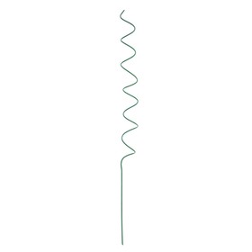 Кустодержатель для цветов, d = 5 см, h = 70 см, металл, зелёный, «Спираль»