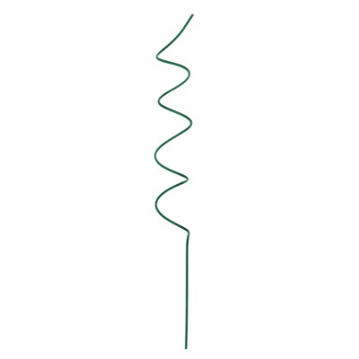 Кустодержатель для цветов, d = 5 см, h = 50 см, металл, зелёный, «Спираль»