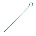 Колышек для подвязки растений, h = 30 см, d = 0,3 см, проволочный, зелёный, Greengo - фото 8529548