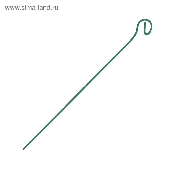 Колышек для подвязки растений, h = 90 см, d = 0.3 см, проволочный, зелёный - Фото 1