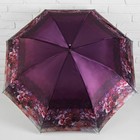 Зонт полуавтоматический «Цветы и кружево», 8 спиц, R = 54 см - Фото 2