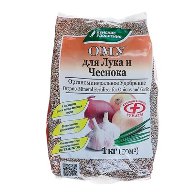 Удобрение органоминеральное «Буйские удобрения», для лука, чеснока, 1 кг
