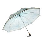 Зонт автоматический "Венеция", R=52см, цвет бирюзовый - Фото 2