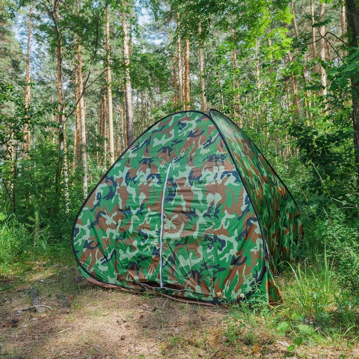 Палатка самораскрывающаяся Maclay, р. 190х190х135 см, цвет хаки - фото 1905395737