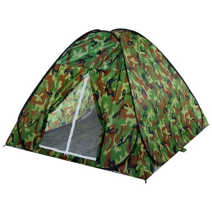 Палатка самораскрывающаяся Maclay, р. 190х190х135 см, цвет хаки - фото 1905395731