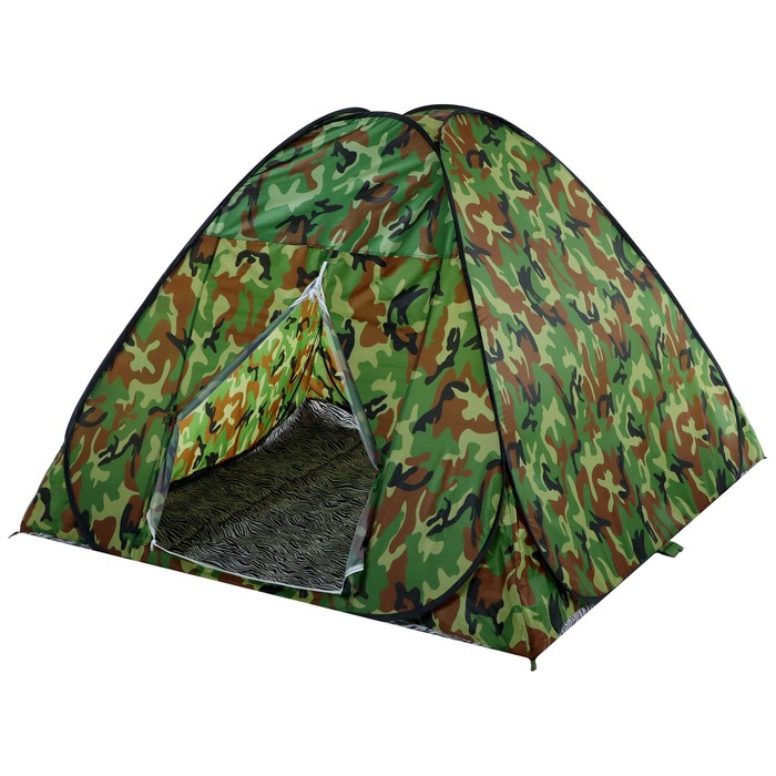 Палатка самораскрывающаяся Maclay, р. 190х190х135 см, цвет хаки - фото 1905395732