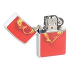 Зажигалка бензиновая «Огненное сердце», кремний, 6×8 см - Фото 2