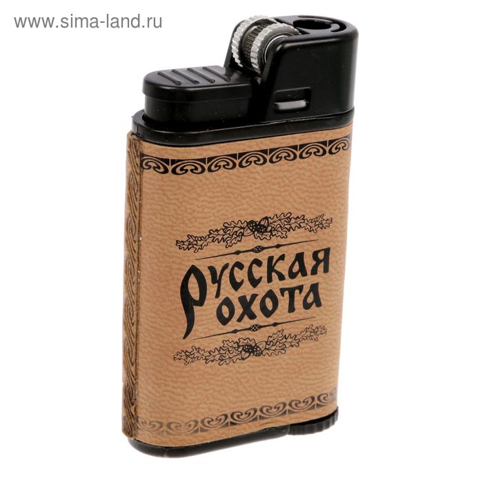 Зажигалка газовая "Русская охота.Лось", 6 х 3,5 см - Фото 1