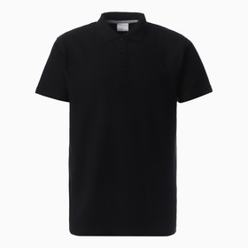 Рубашка мужская, размер 48, цвет чёрный
