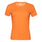 Футболка женская, размер 44, цвет оранжевый - фото 8529813