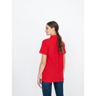Рубашка унисекс, размер 48, цвет красный - Фото 5