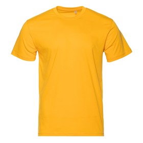 Футболка унисекс, размер 50, цвет жёлтый
