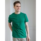 Футболка мужская, размер 56, цвет зелёный - Фото 4