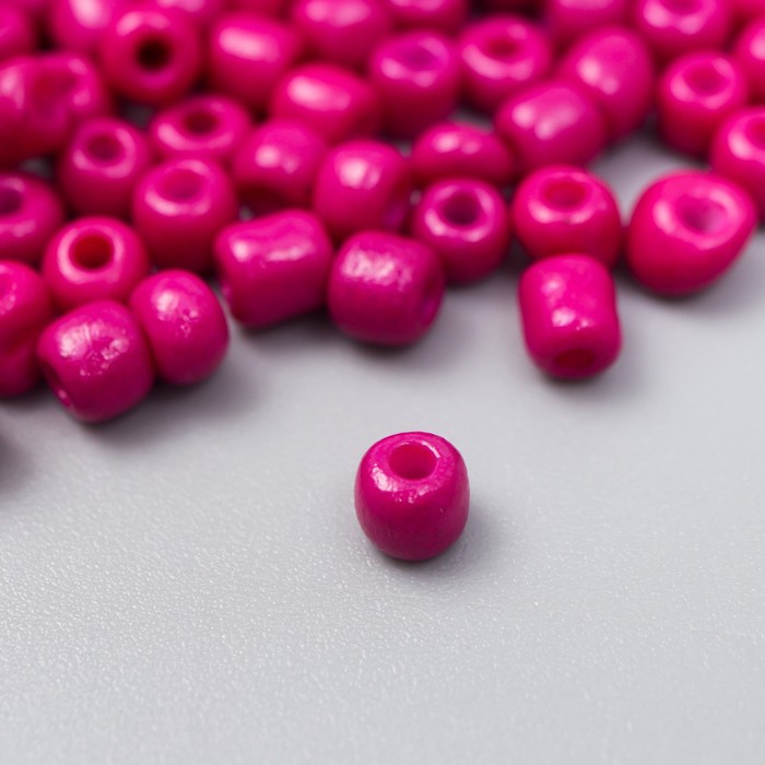 Бисер круглый 6/0 «Розовый перламутр», 20 г - Фото 1