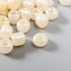 Бисер круглый 6/0 «Жемчужный», 20 г - Фото 2