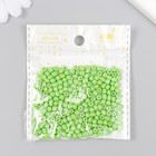 Бисер круглый 6/0 «Зелёный неон», 20 г - Фото 3