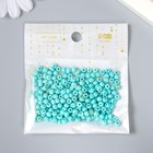 Бисер круглый 6/0 «Бирюза», 20 г - Фото 3