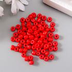 Бисер круглый 6/0 «Красный», 20 г - Фото 1