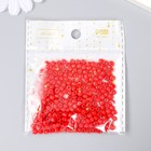Бисер круглый 6/0 «Красный», 20 г - Фото 3