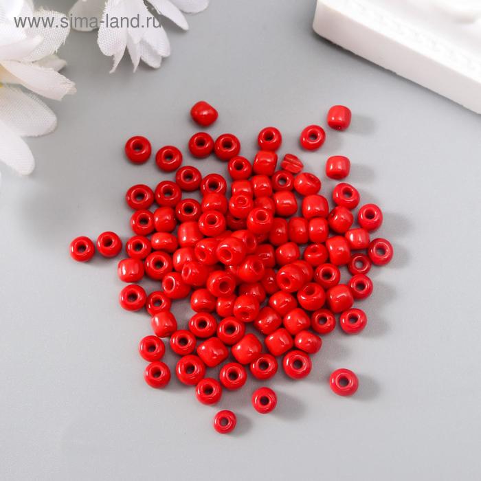 Бисер круглый 6/0 «Рябина» 20 г - Фото 1