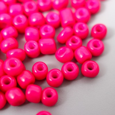 Бисер круглый 6/0 «Розовый», 20 г, МИКС