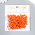 Бисер круглый 6/0 «Оранжевый», 20 г - Фото 3