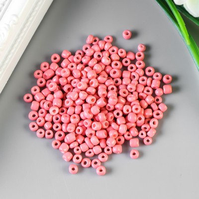 Бисер круглый 6/0 «Персиковый», 20 г