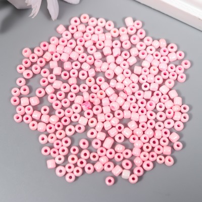 Бисер круглый 6/0 «Розовый», 20 г